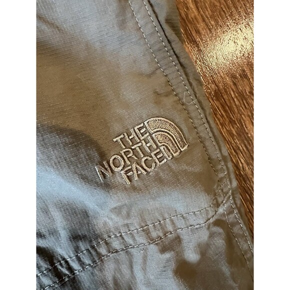 THE NORTH FACE Pants Women’s Sz 16 Green Roll Tab Hiking Poly Stretch Cargo - Picture 2 of 7